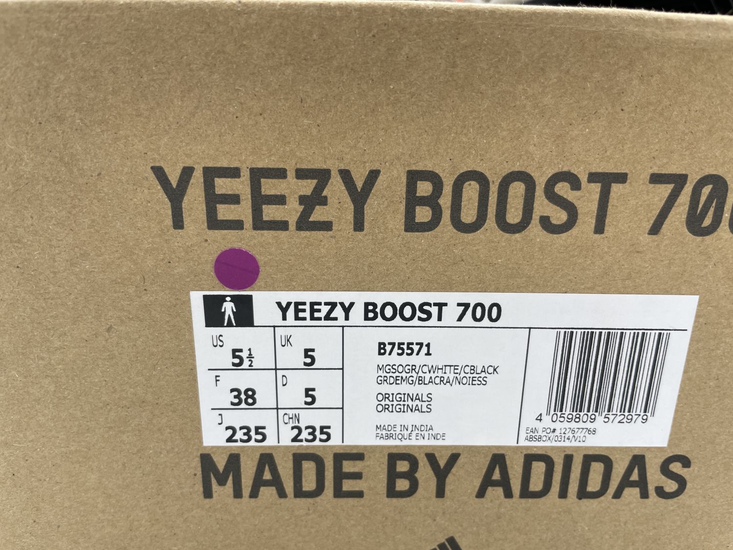 Adidas Yeezy Boost 700 Wave Runner Solid Grey | AfterMarket