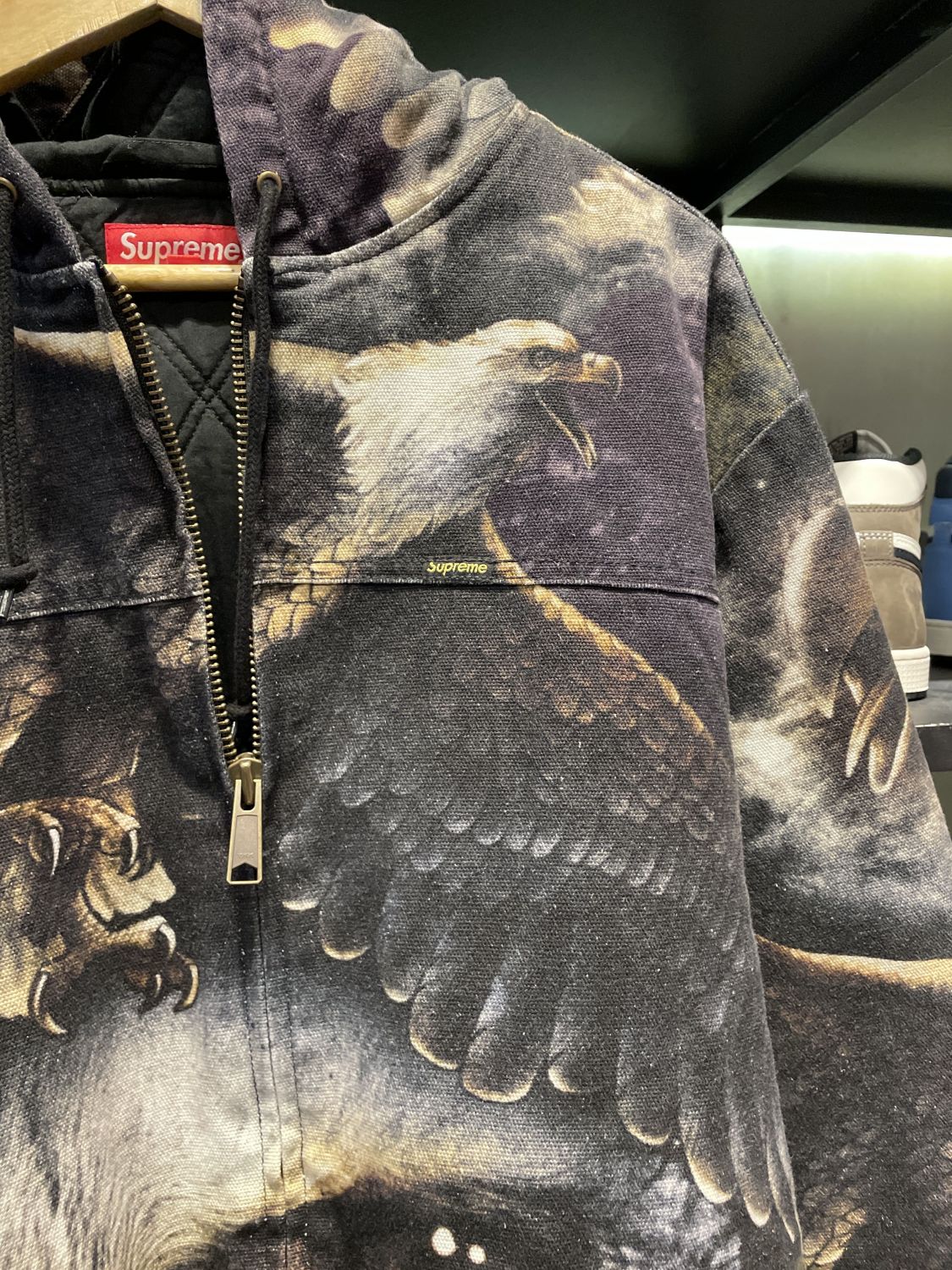 Supreme eagle shop hoodie