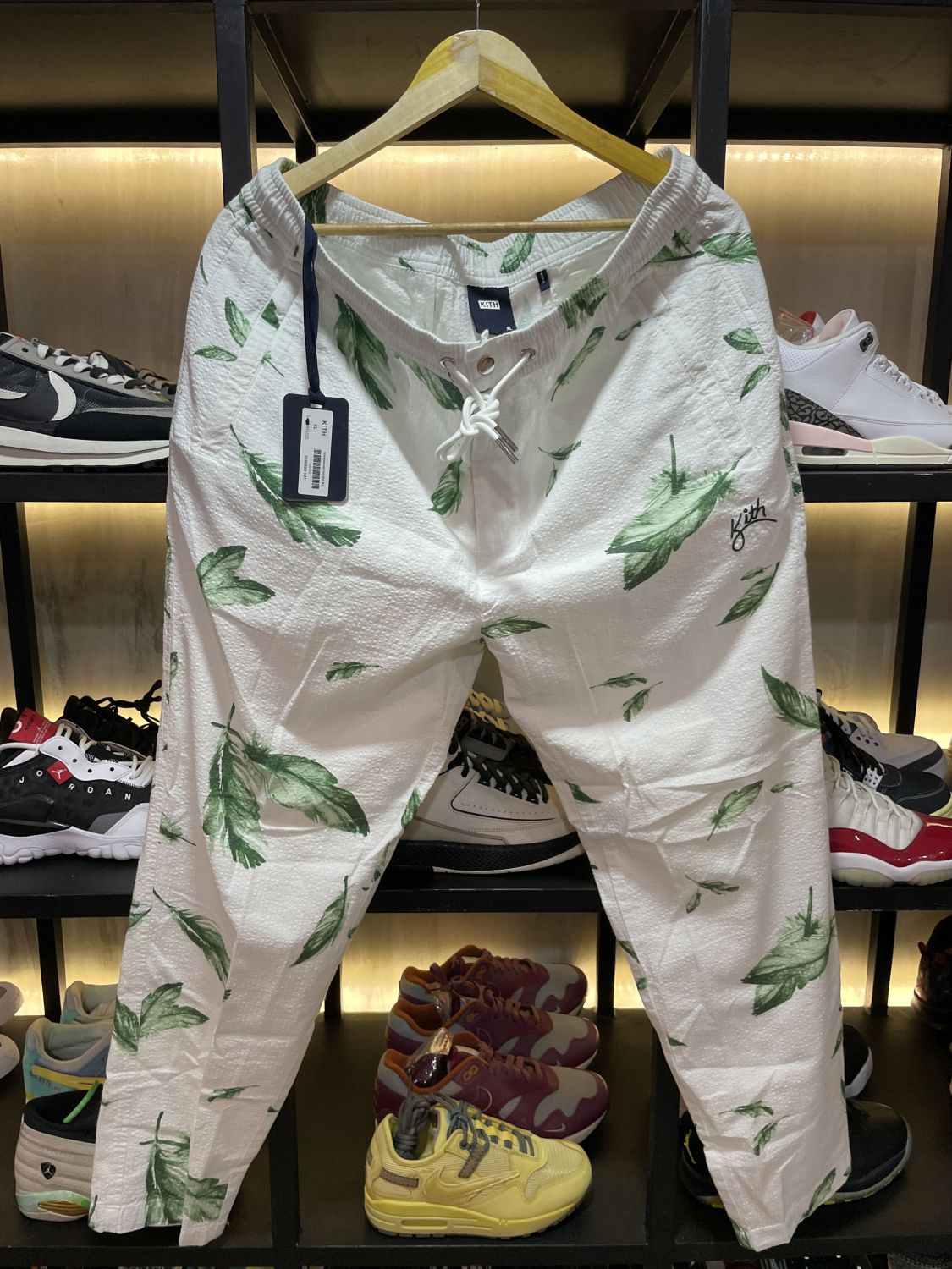 Kith Stryker Seersucker Pants Green Feather | AfterMarket