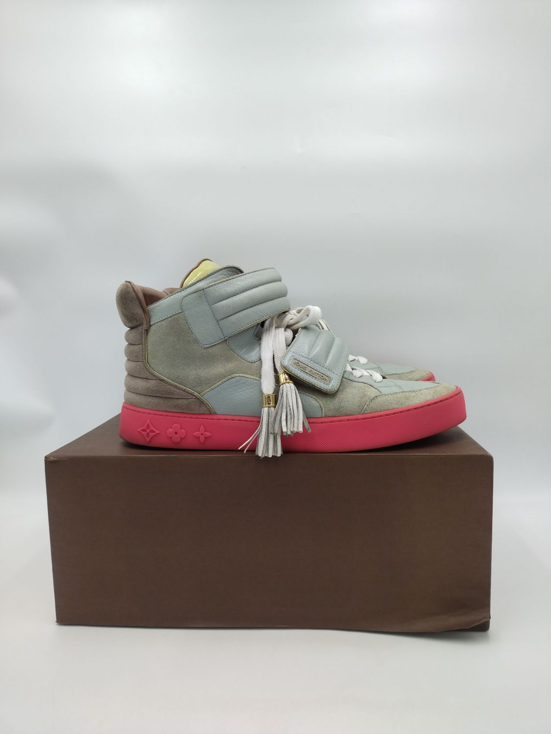 Louis Vuitton Jaspers Kanye Patchwork Zen Grey Pink Men's - YP6U6PMI - US