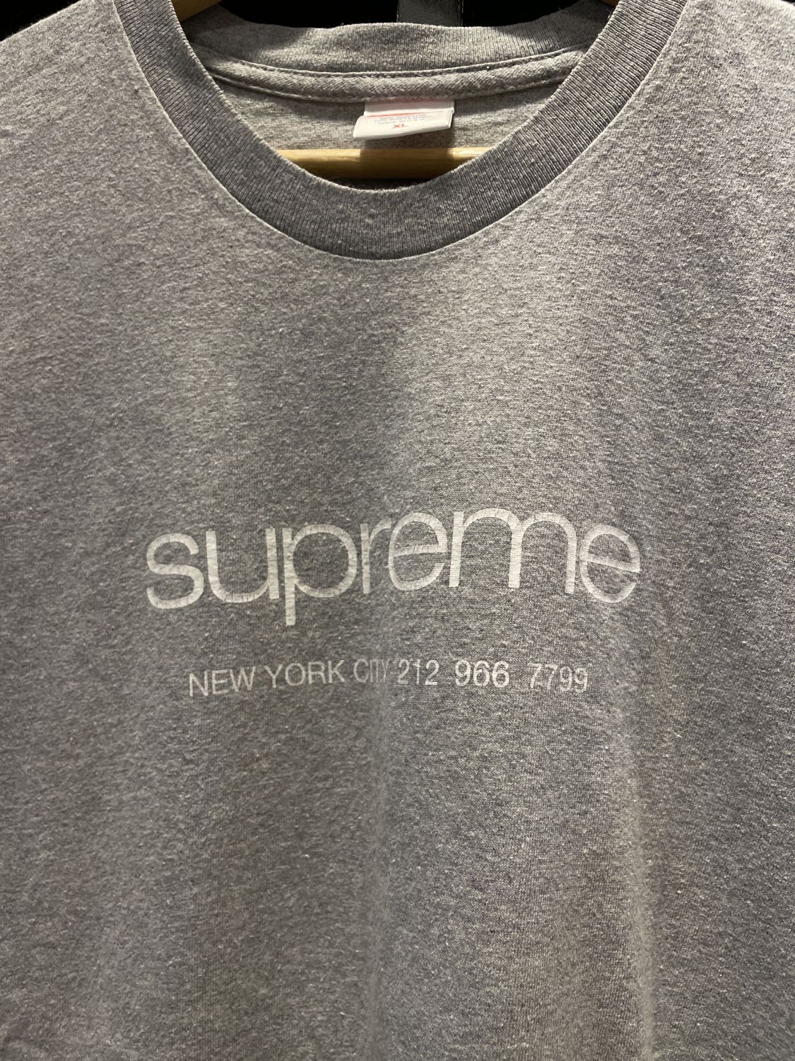 Supreme Newyork Grey Tee | Aftermarket