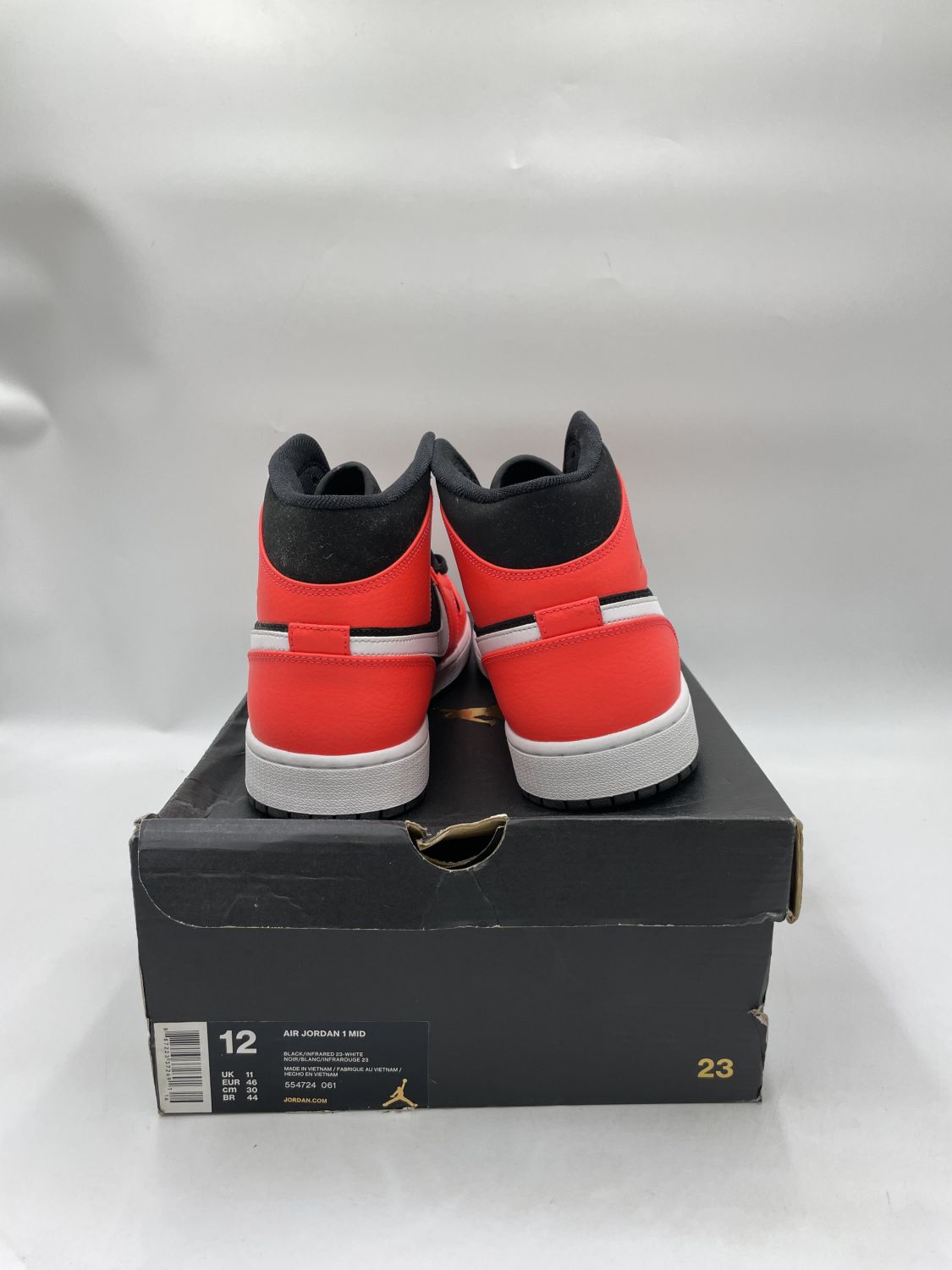 Air jordan 1 retro mid outlet infrared