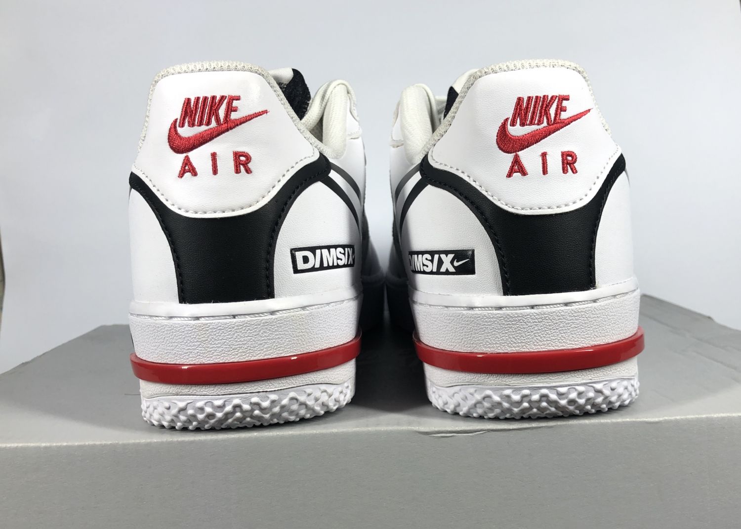 Nike Air Force 1 React White Black Red AfterMarket