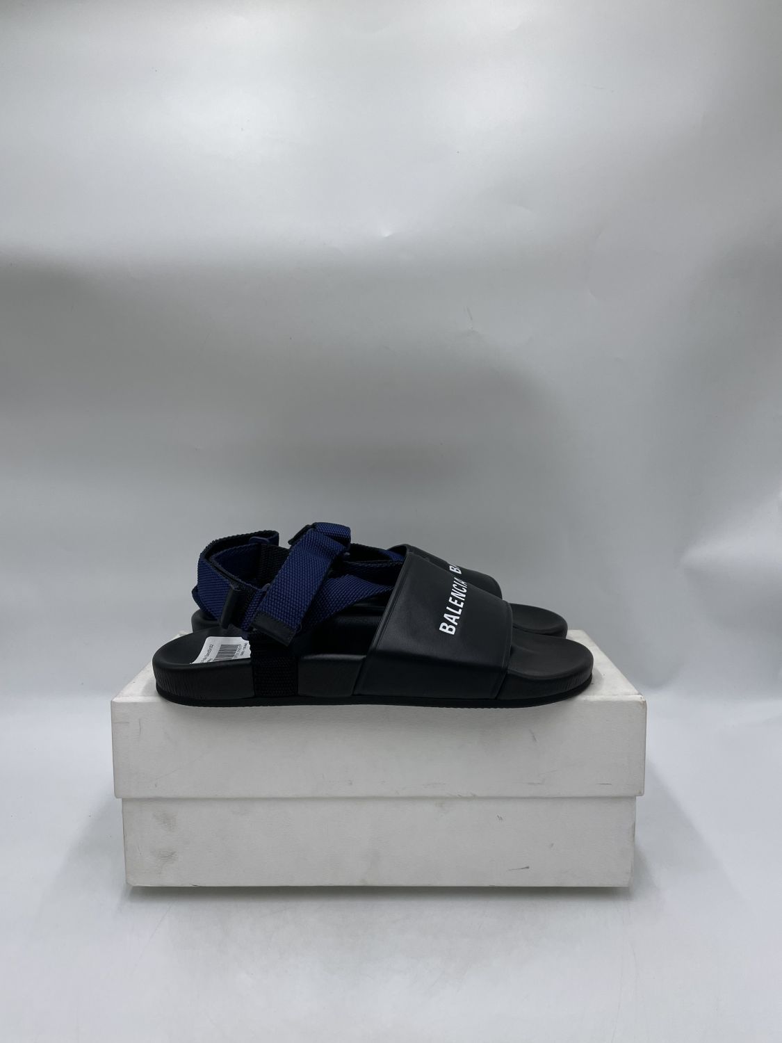 balenciaga sandals mens navy