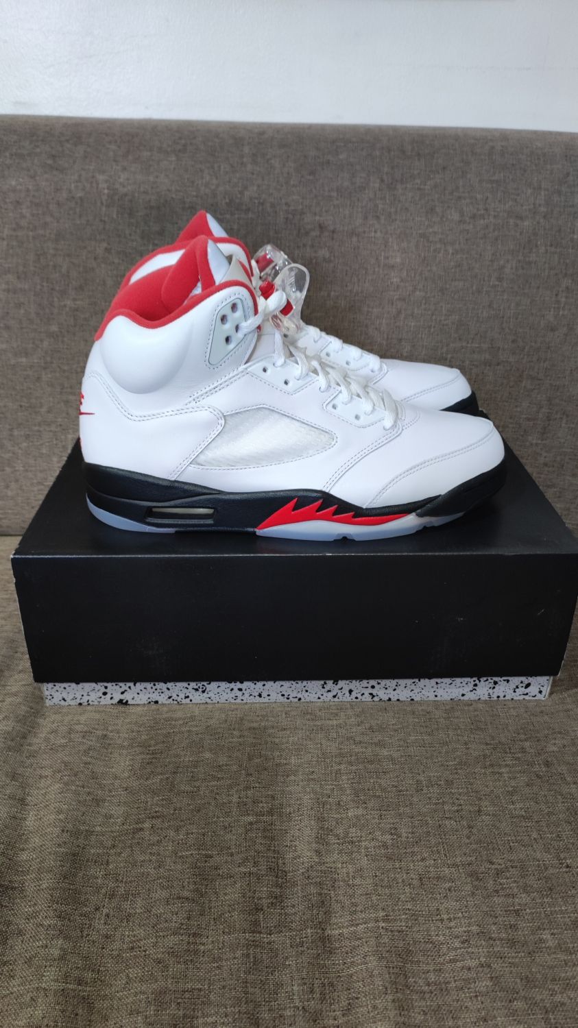 Jordan 5 Retro Fire Red Silver Tongue (2020) | AfterMarket