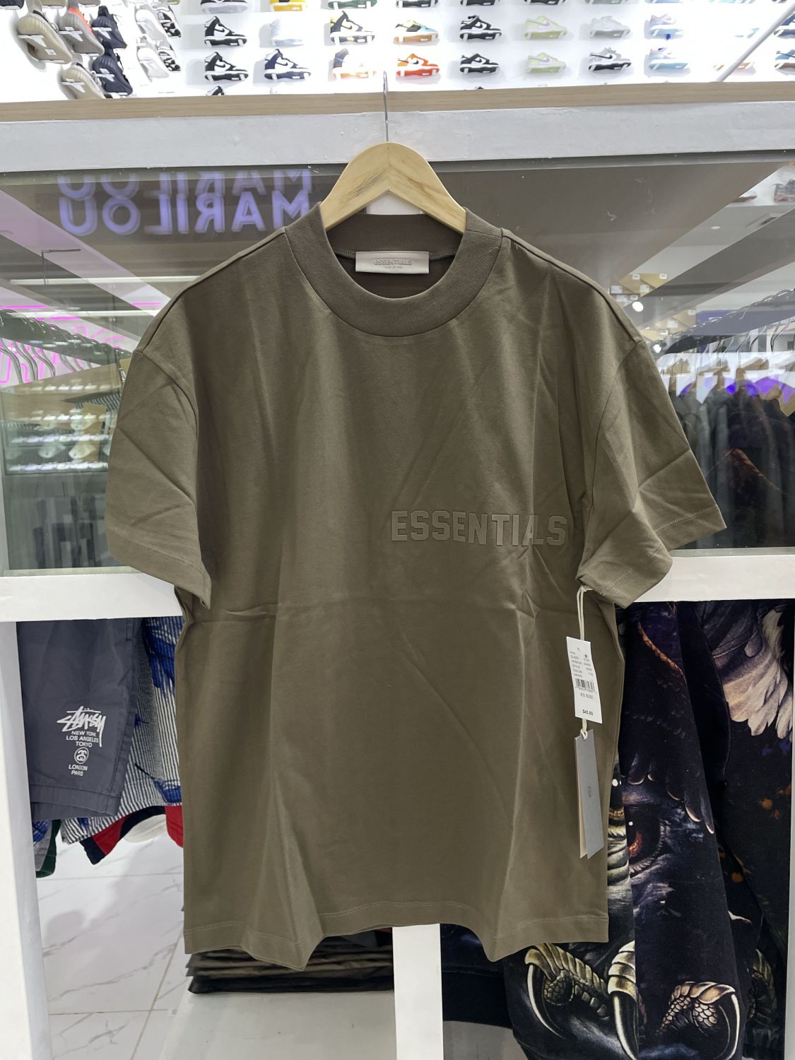 Fear Of God Essentials Ss22 Wood Tee | AfterMarket