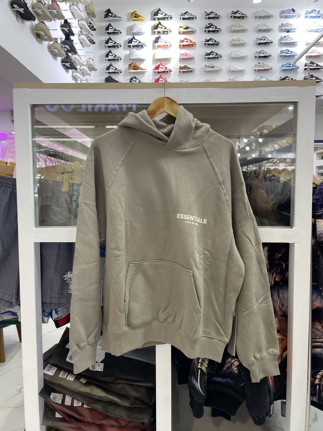 Fear Of God Essentials Ss21 Core Dessert Taupe Hoodie | AfterMarket