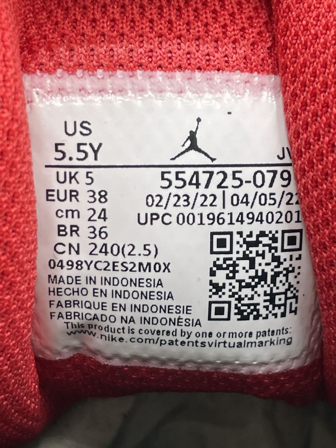 Jordan 1 Mid Black Fire Red GS AfterMarket