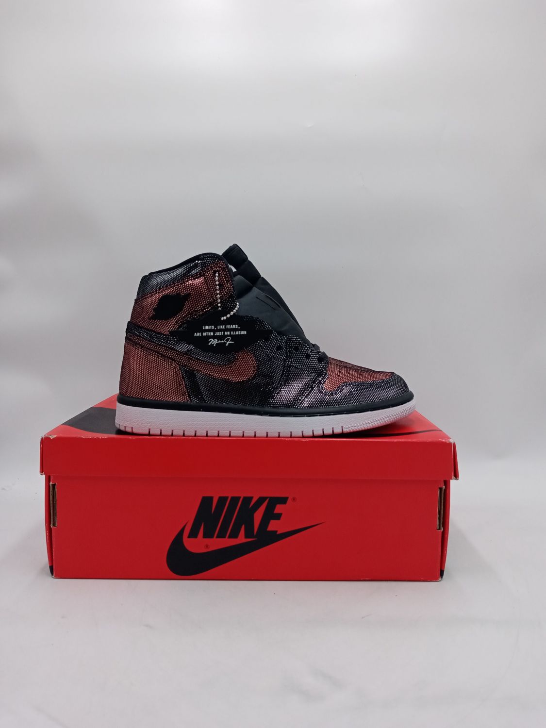 jordan 1 retro high fearless metallic rose gold