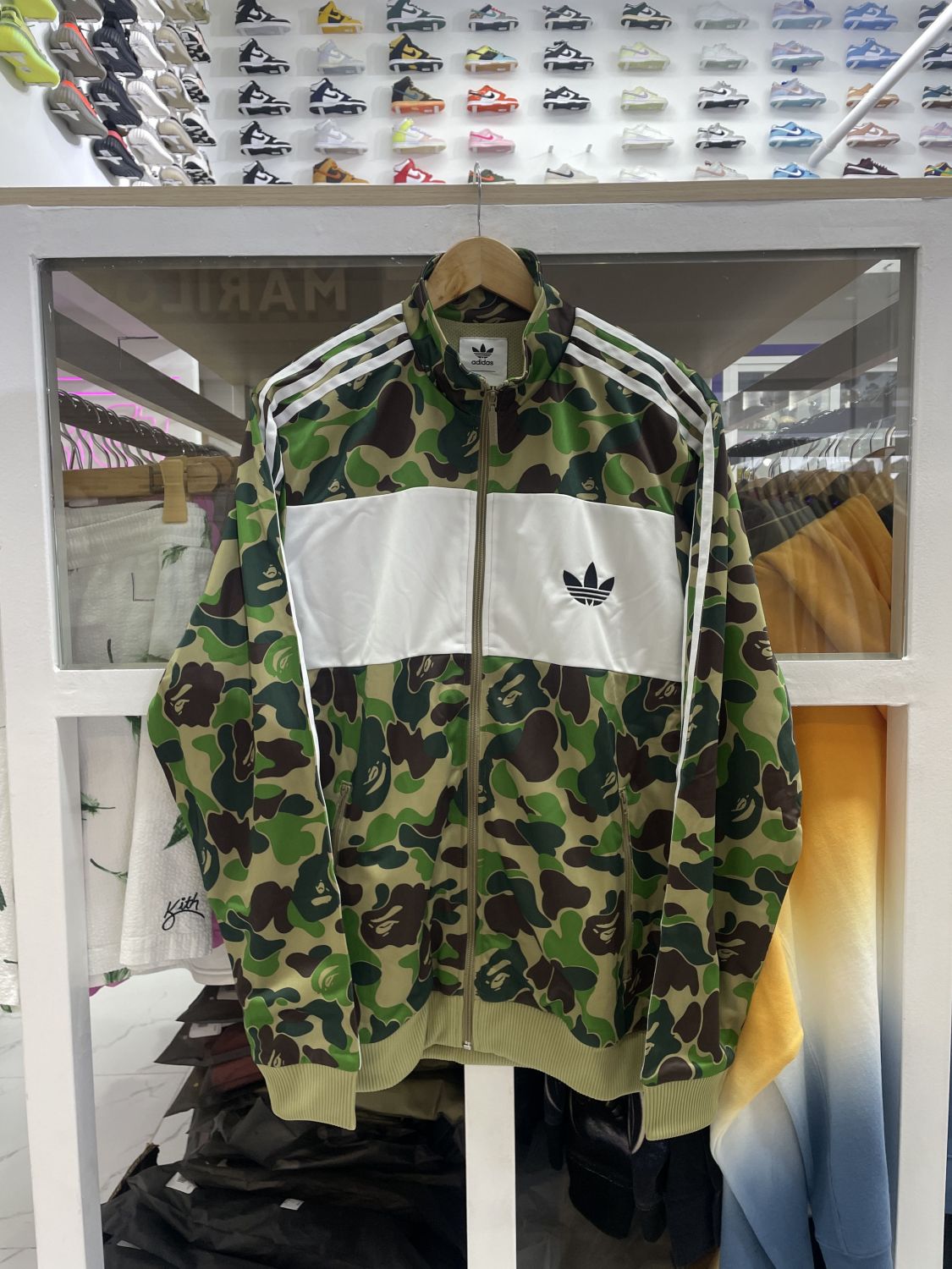 Bape adidas coat hotsell