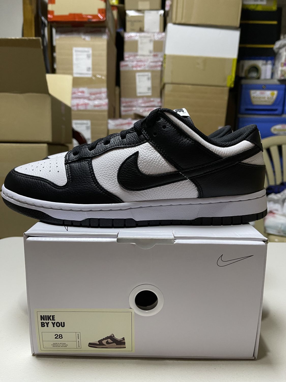 NIKE dunk low by you 26cm パンダ