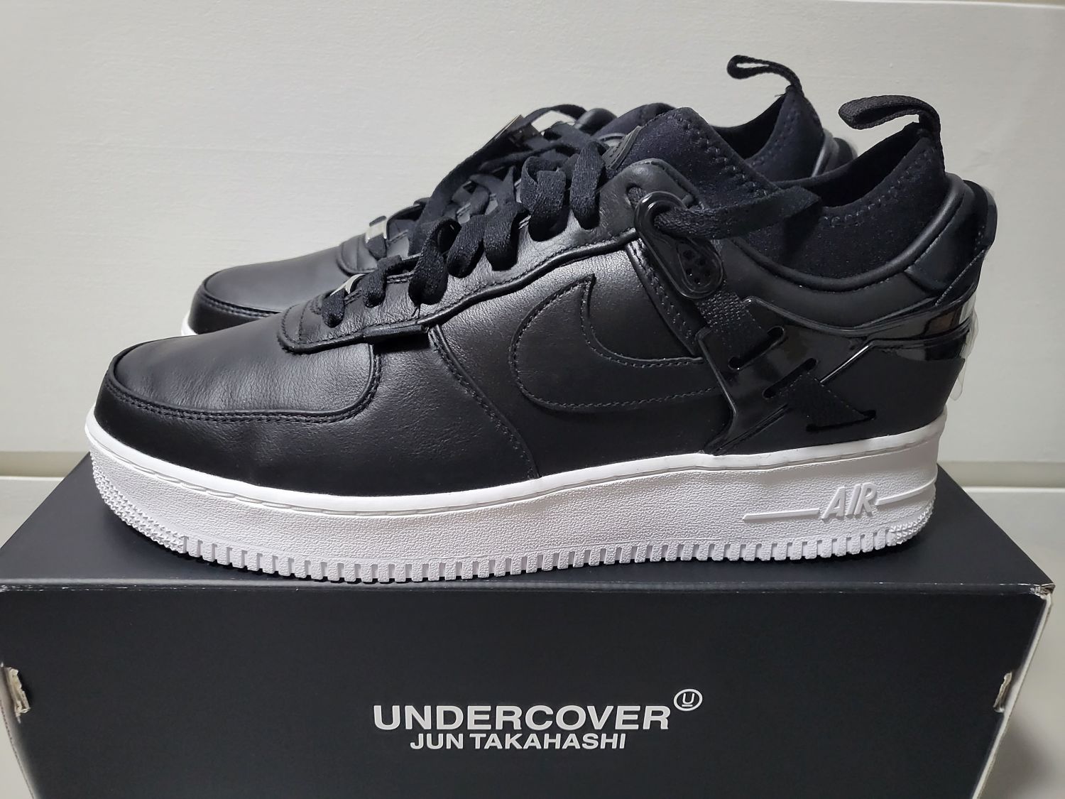 Men's Nike Air Force 1 Low SP Undercover Black/Black-White-Black (DQ7558  002) - 7 