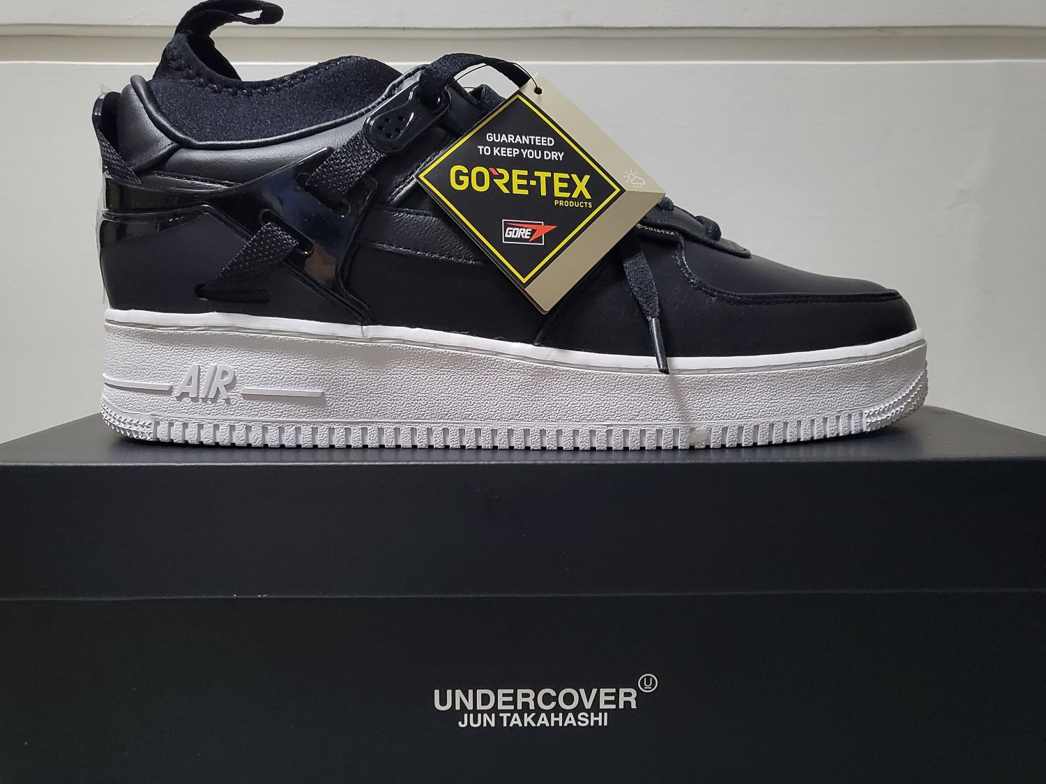  Nike Mens Air Force 1 Low DQ7558 002 Undercover SP Gore-Tex -  Size 5 Black