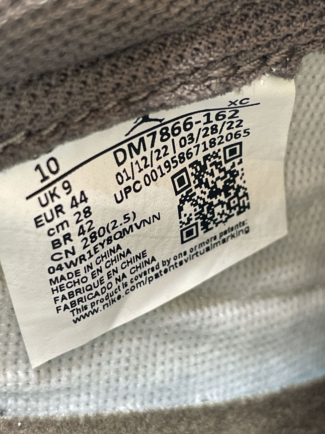 Jordan 1 Retro Low OG SP Travis Scott Reverse Mocha