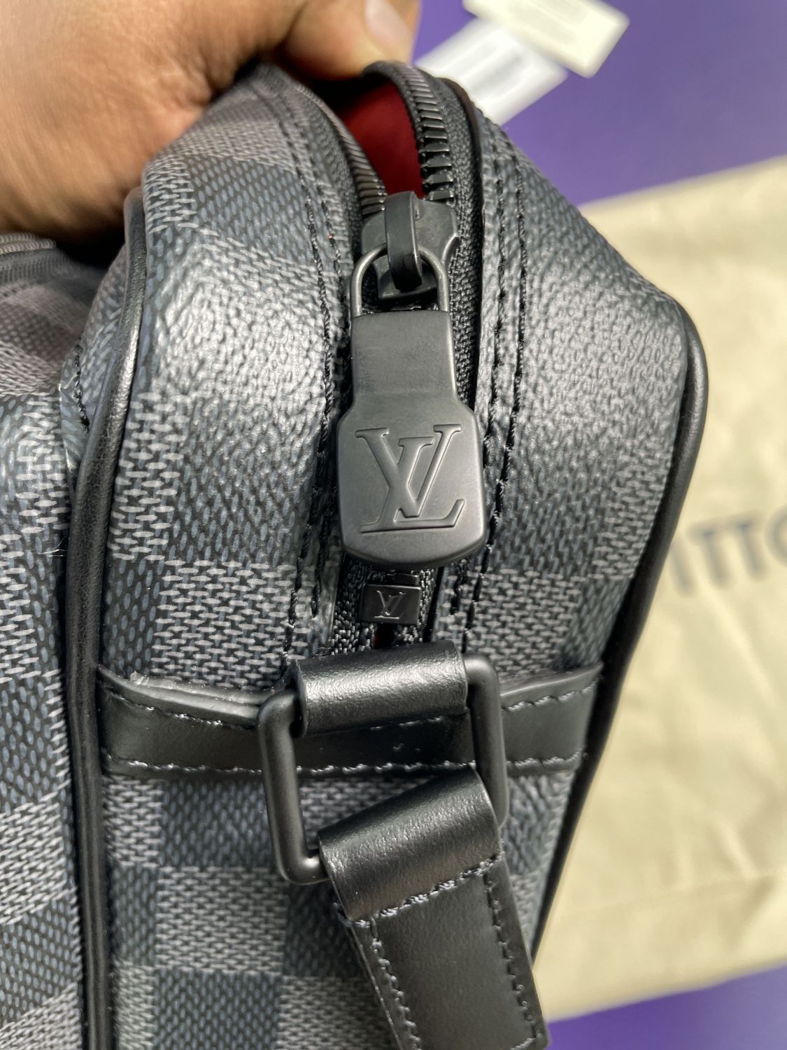 Louis Vuitton Damier Graphite Utility Messenger Bag