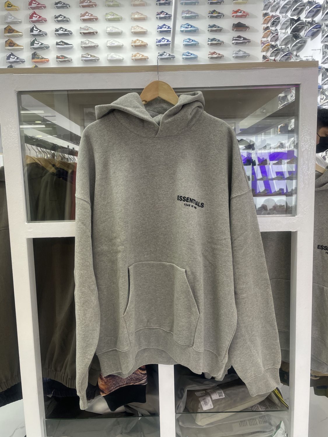 Fear Of God Essentials Ss22 Core Dark Oatmeal Hoodie | AfterMarket