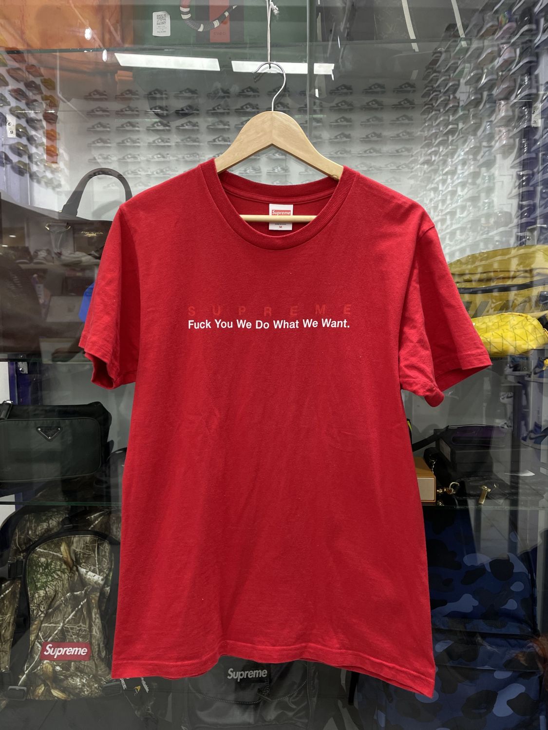 Supreme Fuck You We Do What We Want Red Tee | AfterMarket
