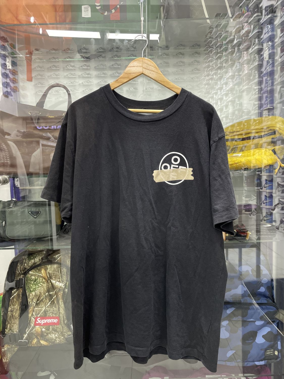 OffWhite Oversized Tape Arrows Tshirt AfterMarket