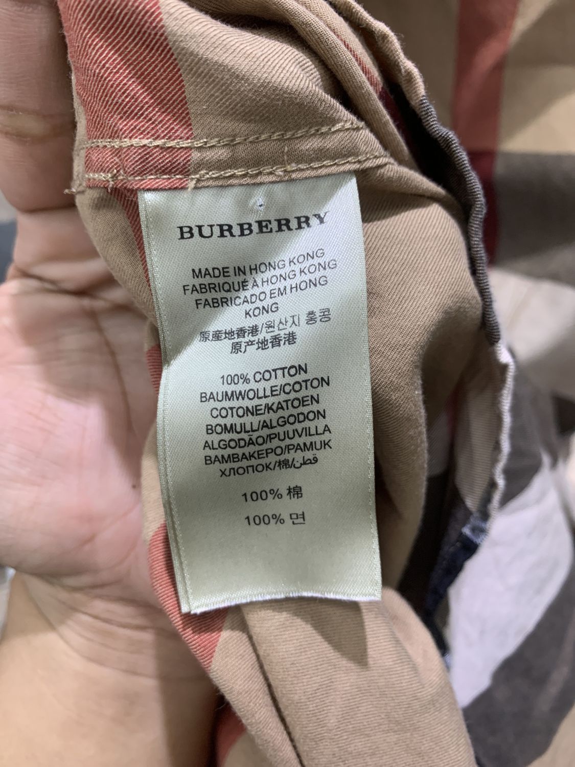 Burberry Long Sleeve Plaid | AfterMarket