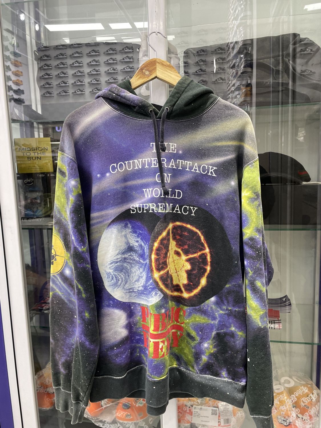 Supreme x undercover 2025 x public enemy hoodie