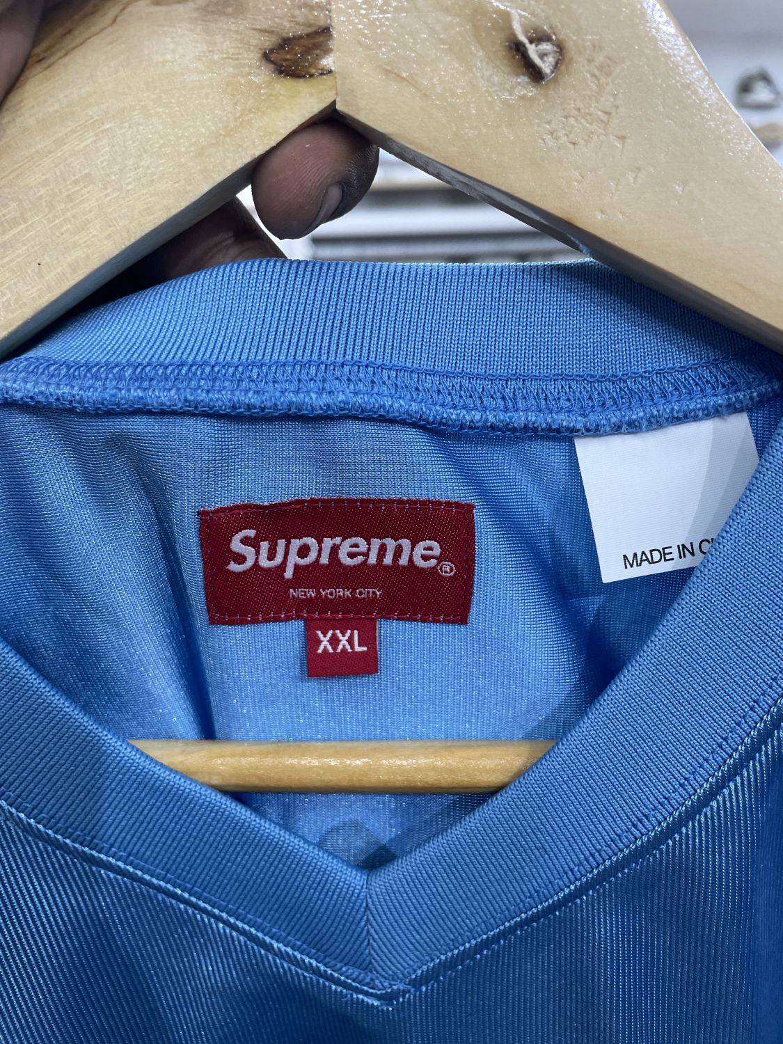 Supreme Gummo Football Top Light Blue | AfterMarket Supreme Gummo Football Top Light Blue | AfterMarket