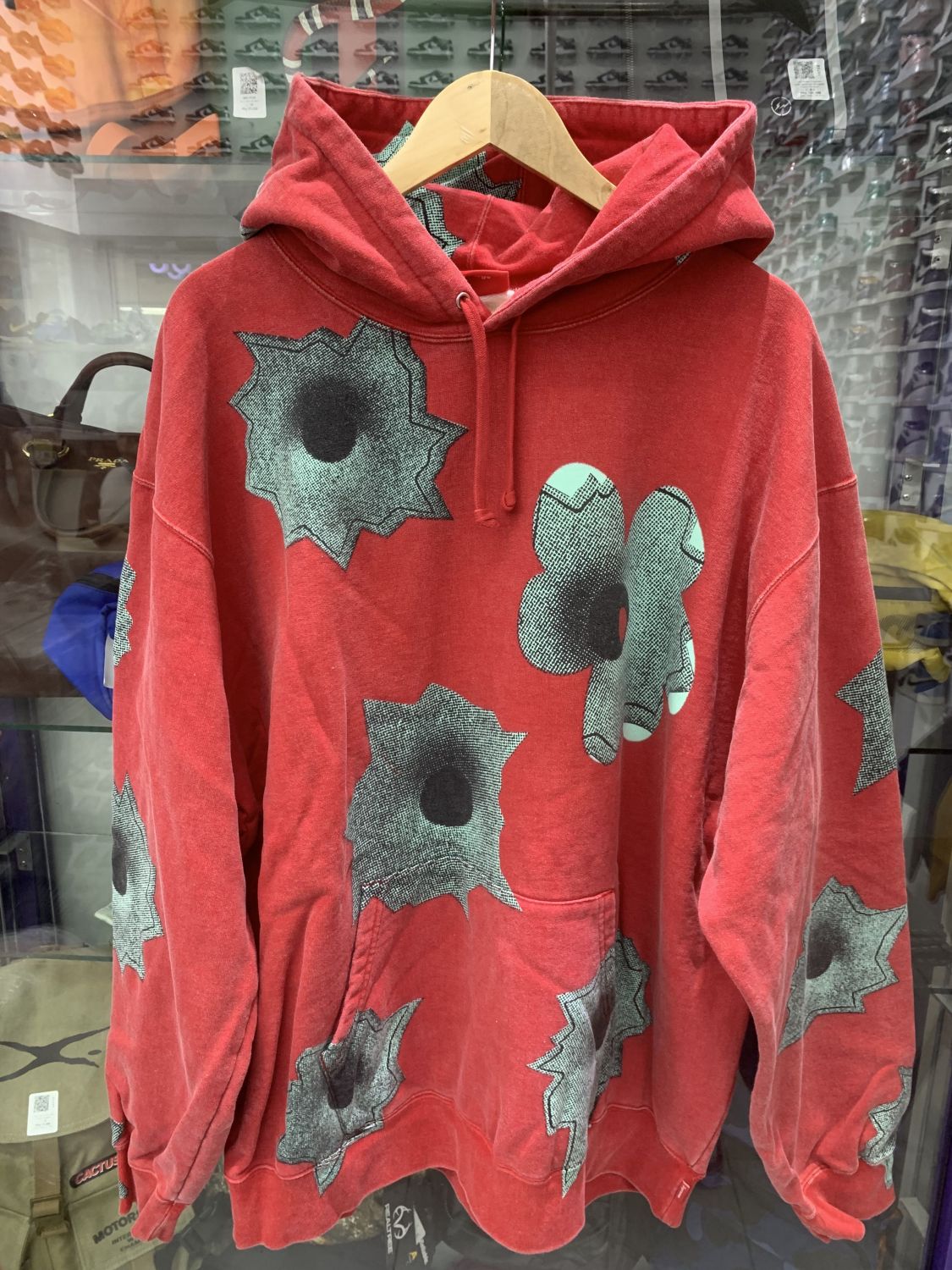 Supreme Nate Lowman Hoodie Red | AfterMarket