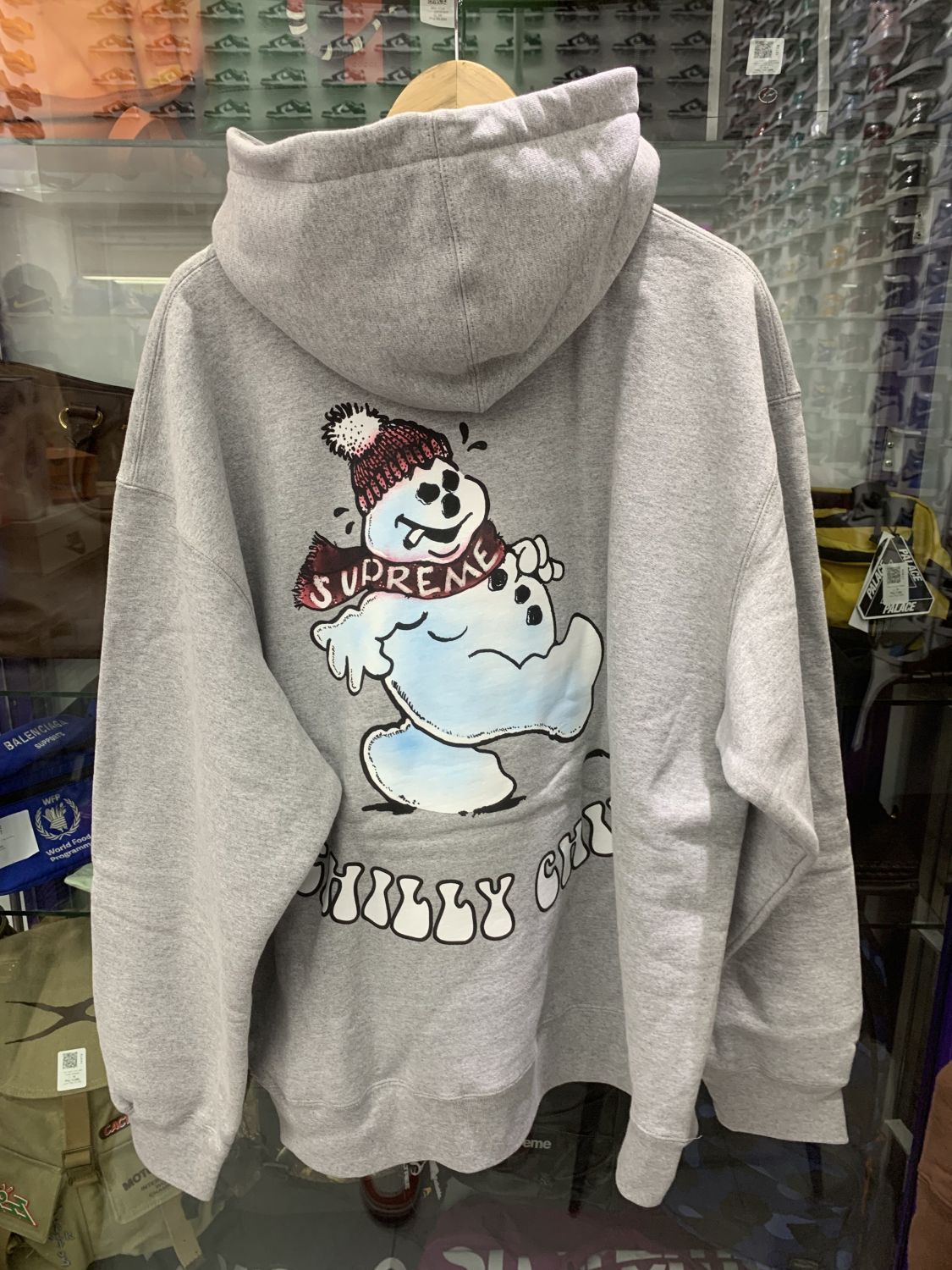 Supreme Snowman Hoodie Gray | AfterMarket