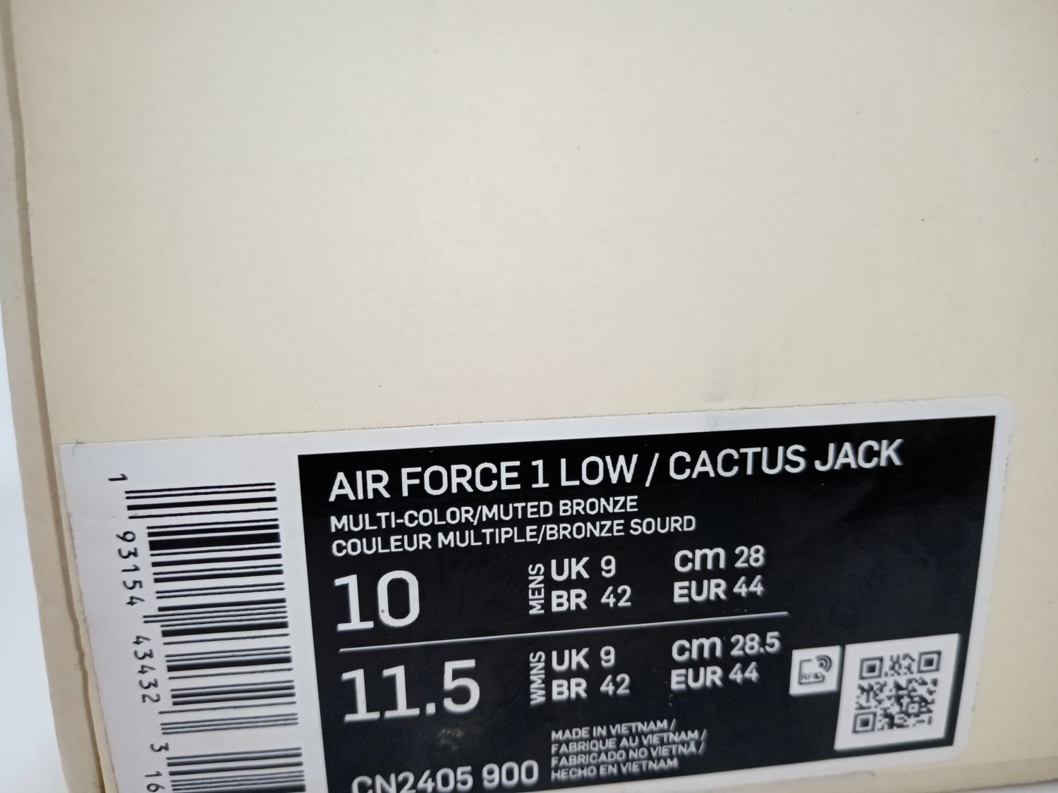 Nike Air Force 1 Low Travis Scott Cactus Jack | AfterMarket