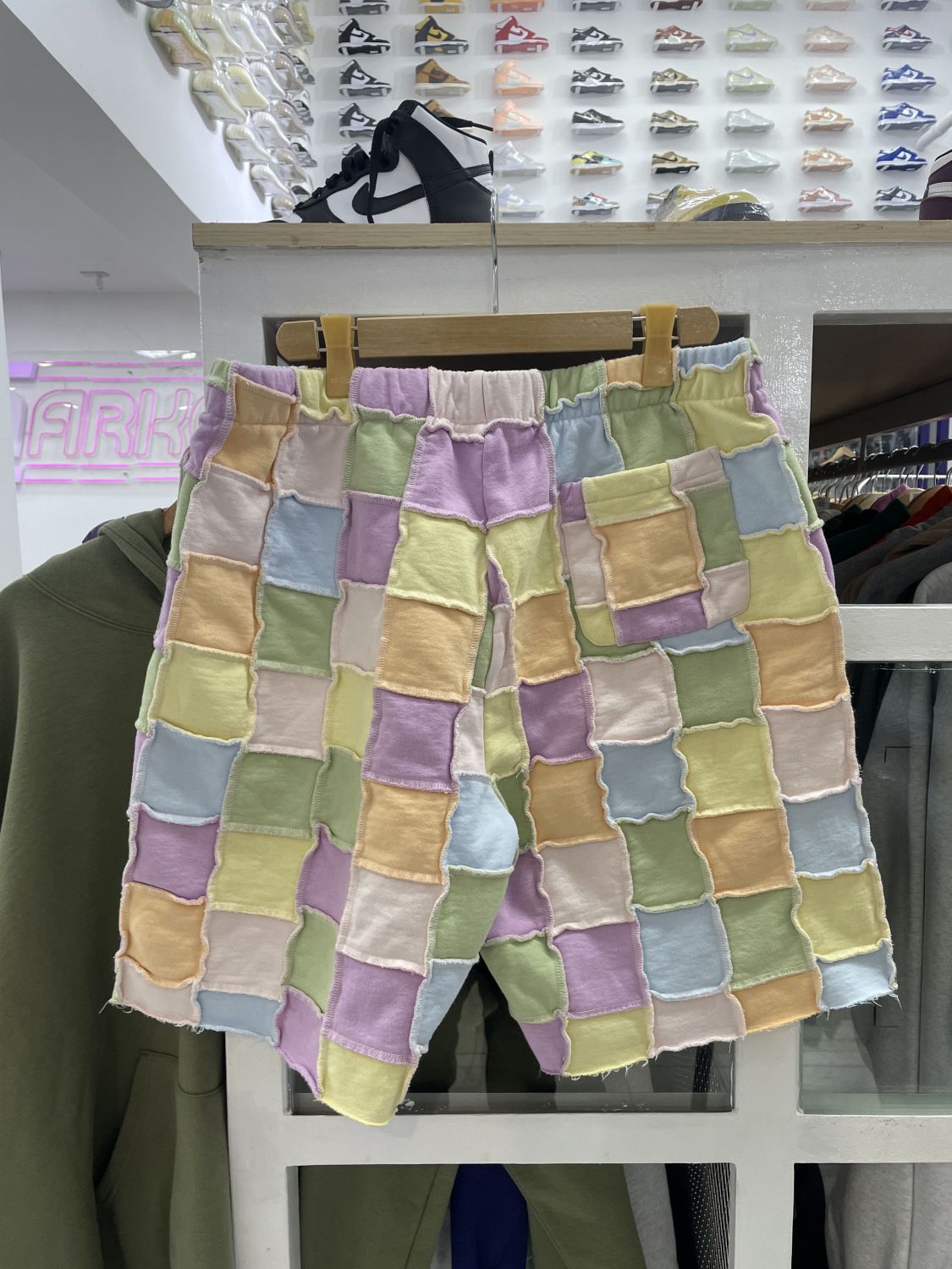 Supreme Reverse Patchwork Sweatshort Multi | AfterMarket