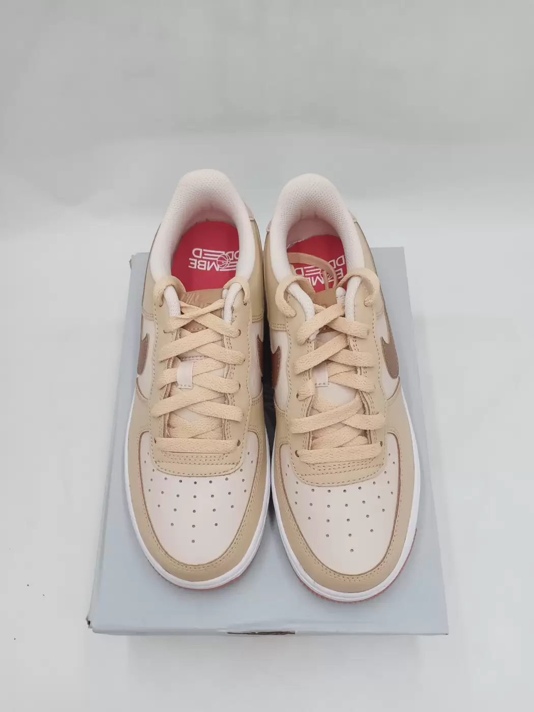 Nike Air Force 1 Low LV8 (GS) Pearl White Sesame DQ5973 200 Size