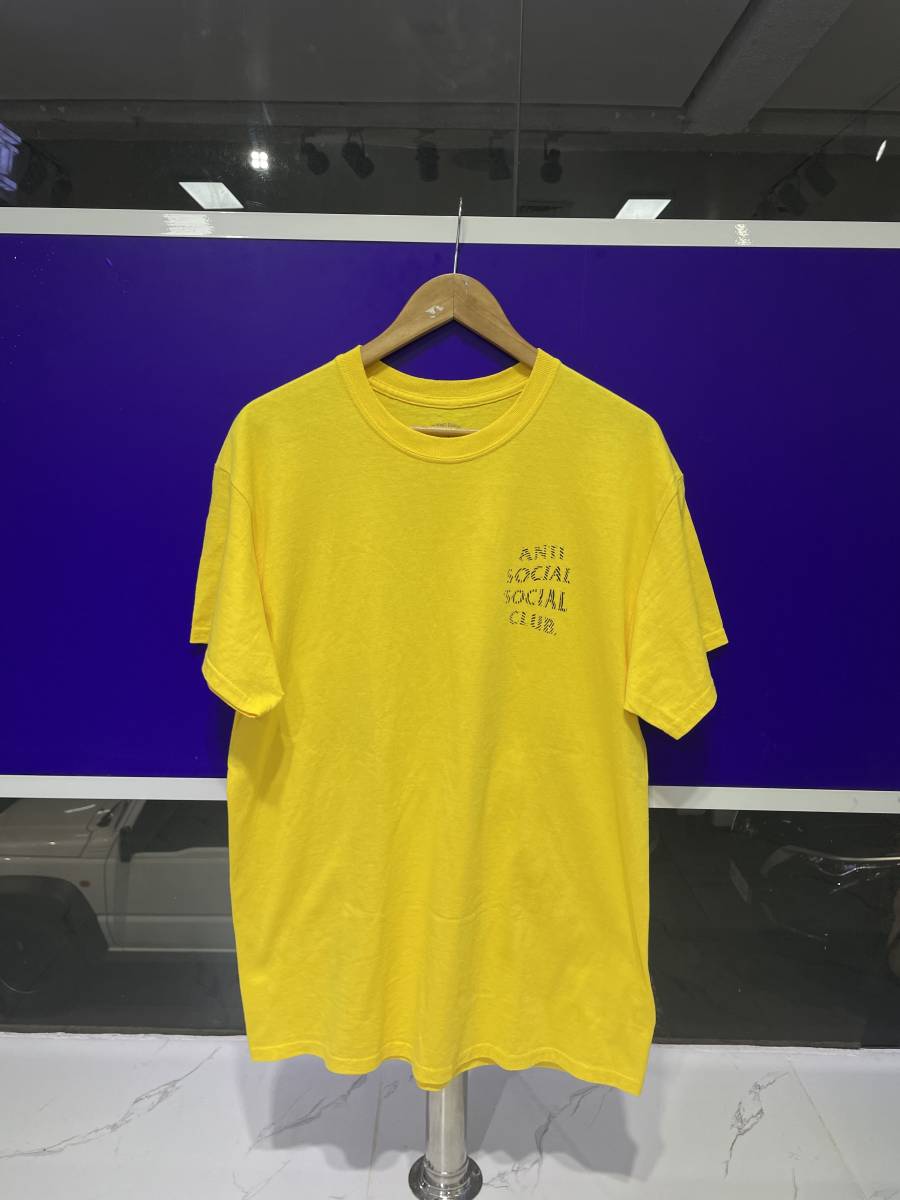 Anti Social Social Club Thumb Mark Yellow Tee | AfterMarket