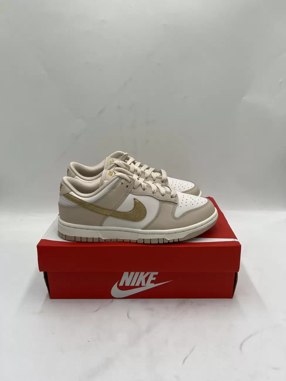 Nike Dunk Low Phantom Metallic Gold (Women's) - DX5930-001 - US