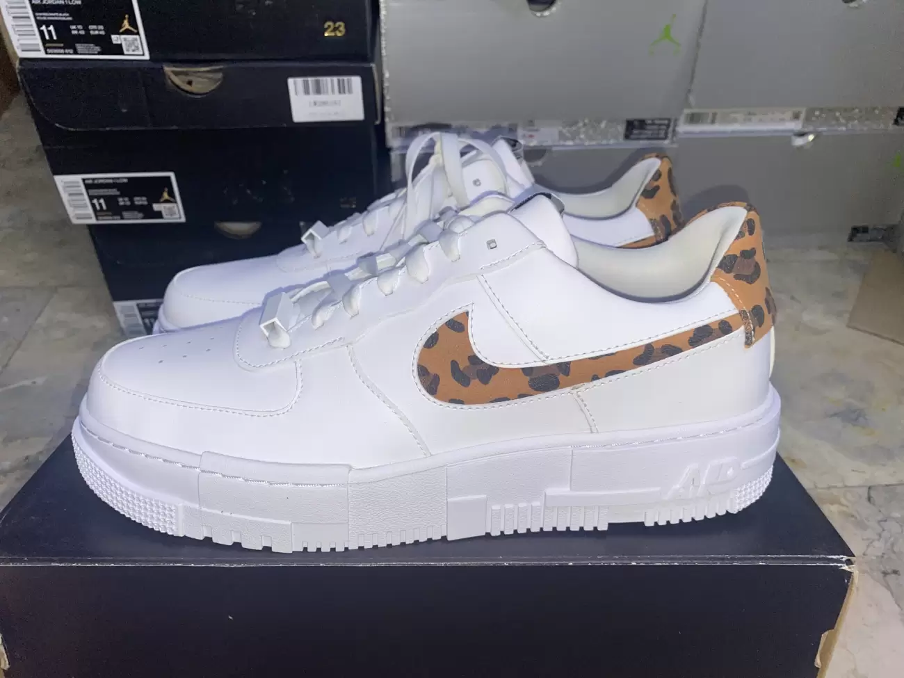Nike Air Force 1 Low Pixel Se White Leopard (Womens) | Aftermarket