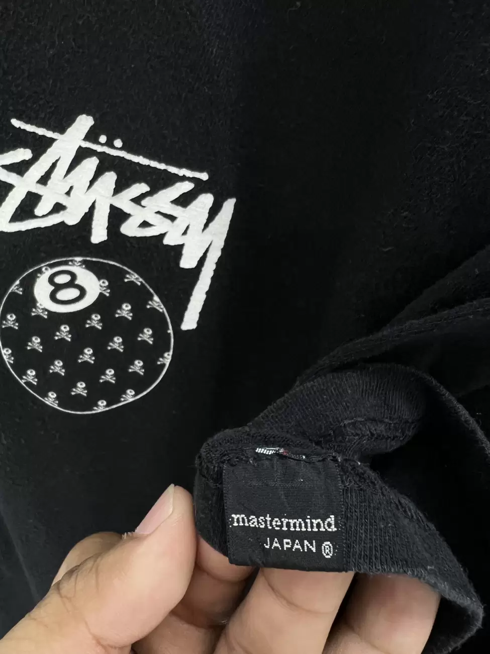 Stussy X MasterMind 8 Ball Black Tee AfterMarket