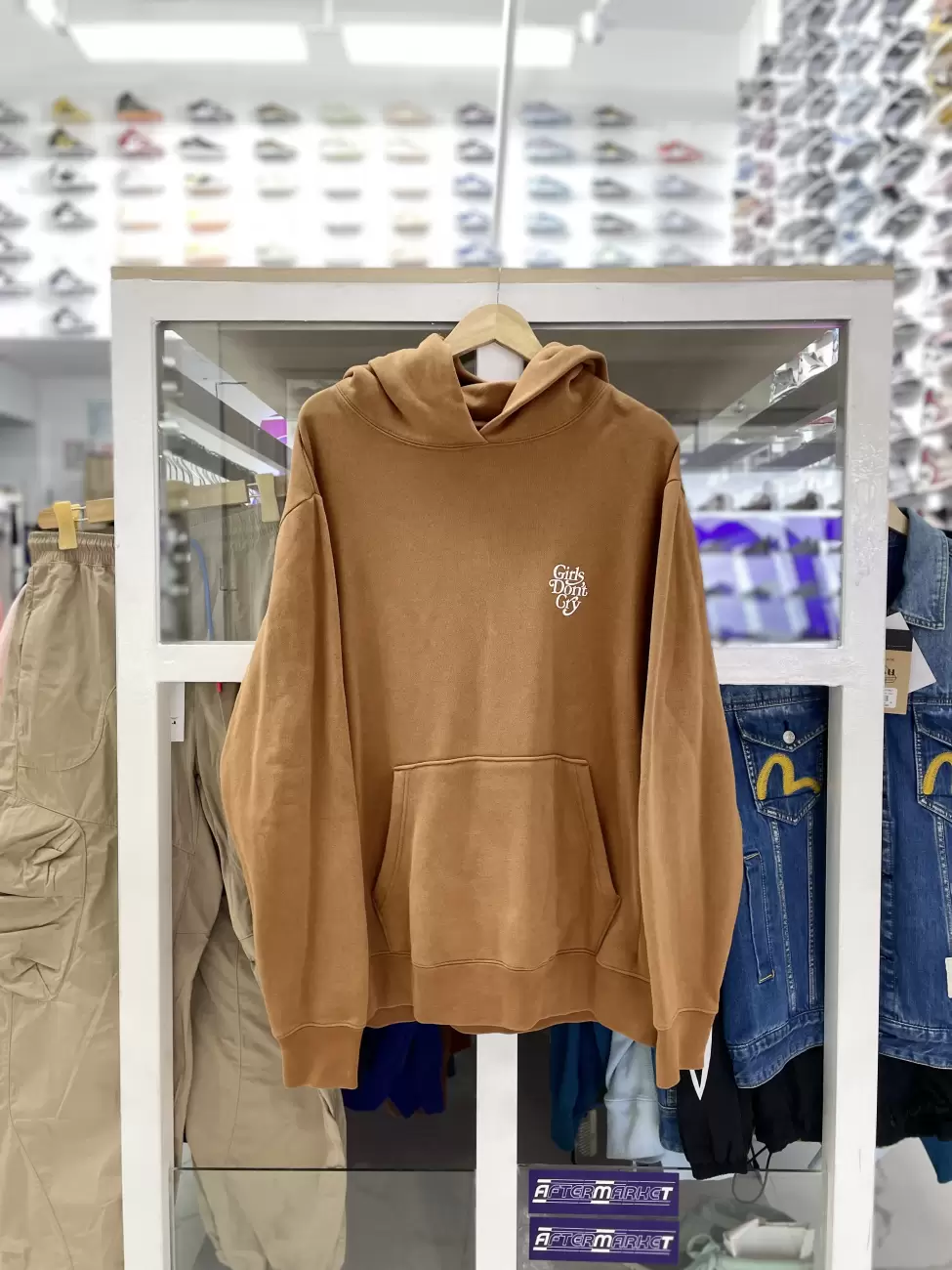 ⭐️美品⭐️girls don't cry hoodie brown large Girls Don't Cry GDC Logo Hoodie Brown Men's - SS21 - US