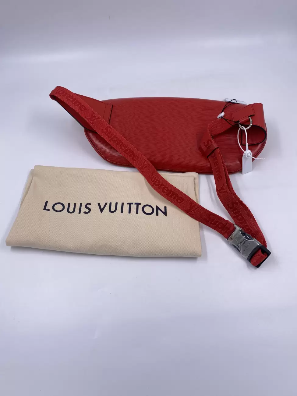 Louis Vuitton Supreme X Epi Waist Bag Red  AfterMarket