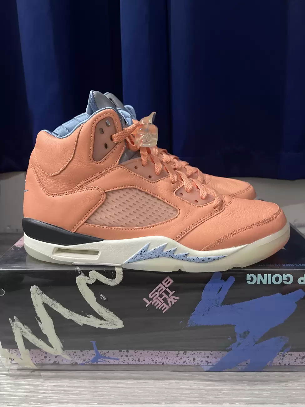 DJ Khaled shows off pair of 'Manila' Jordans in sneaker collection