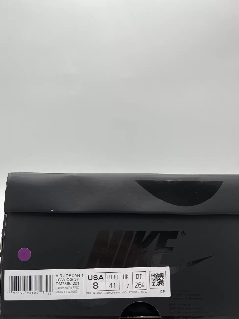 Jordan 1 Retro Low OG SP Travis Scott Black Phantom