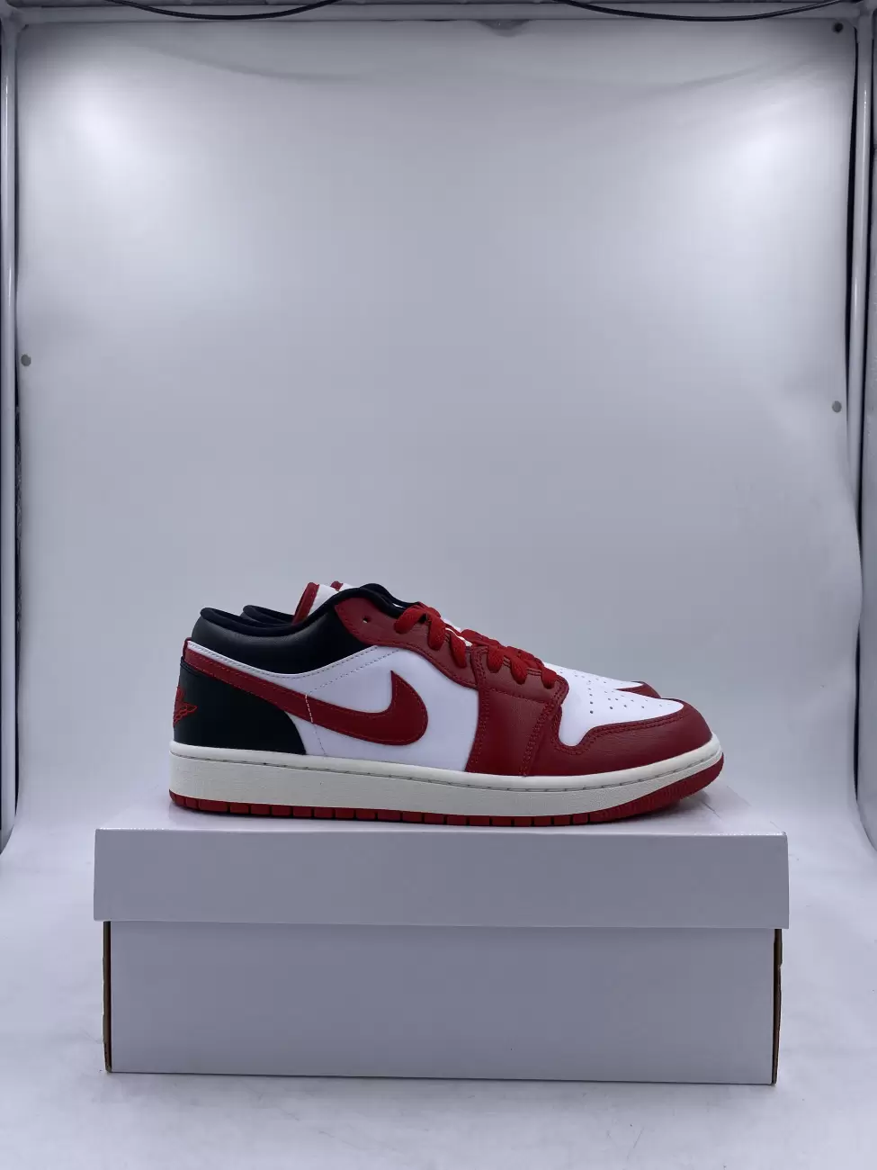 jordan 1 low black toe womens