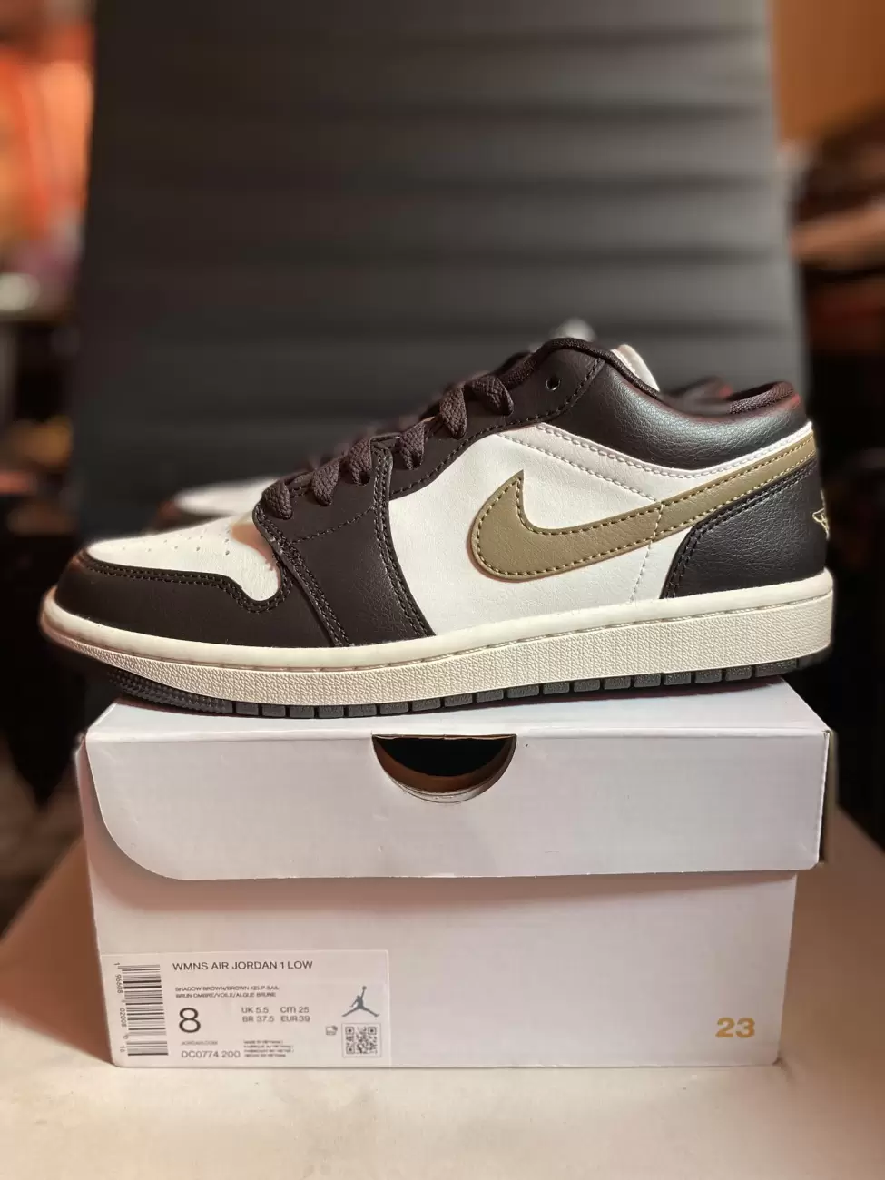 Women's Air Jordan 1 Low Shadow Brown