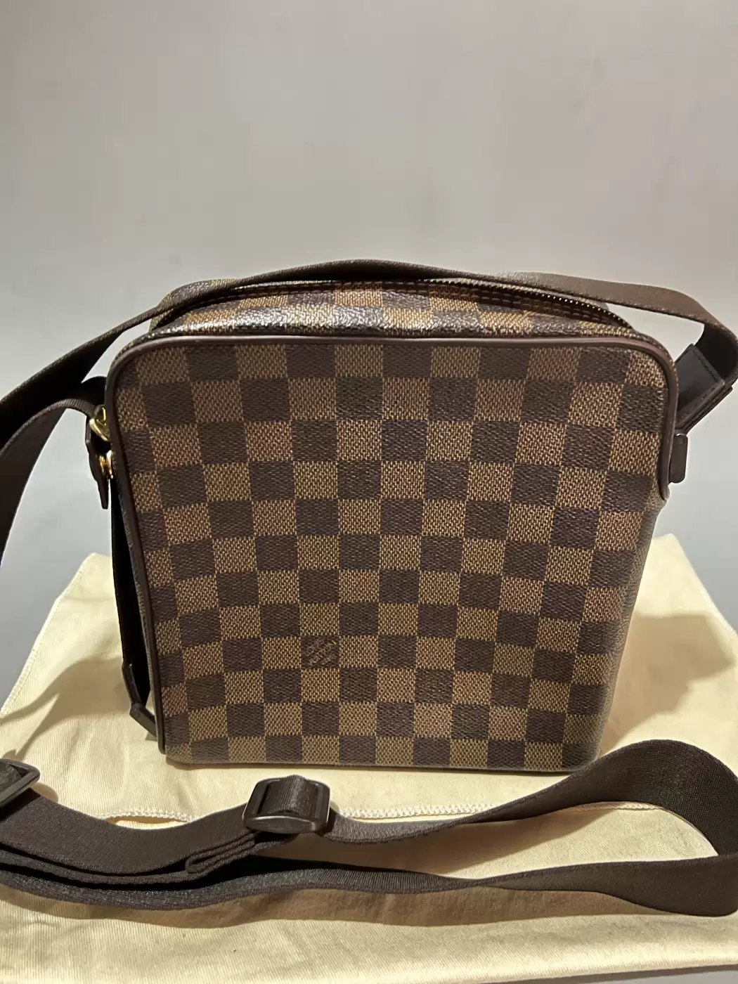 Louis Vuitton - Damier Ebene Olav PM Shoulder Messenger Crossbody bag in  Taiwan