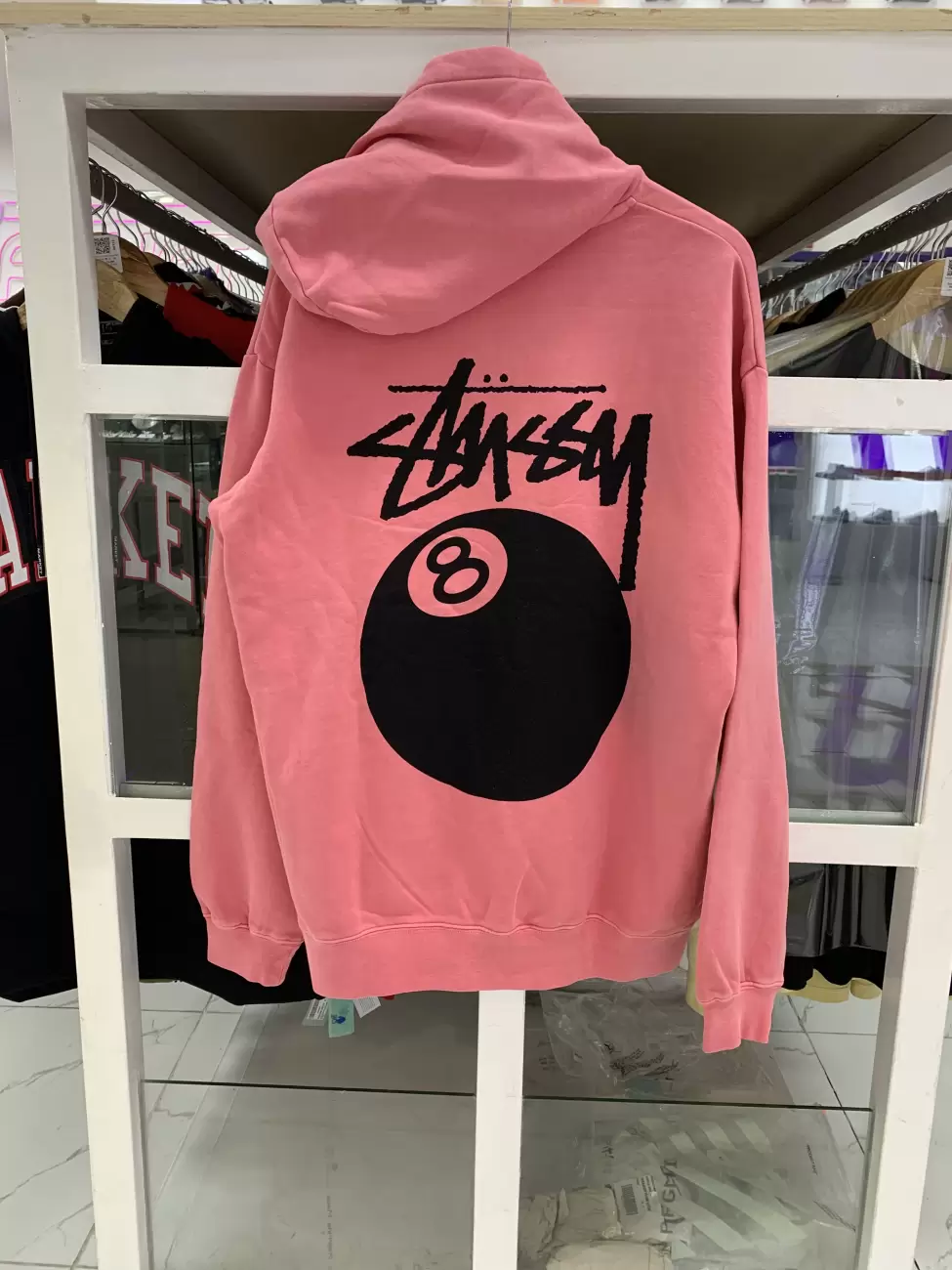 Stussy 8ball Hood (pink) | AfterMarket