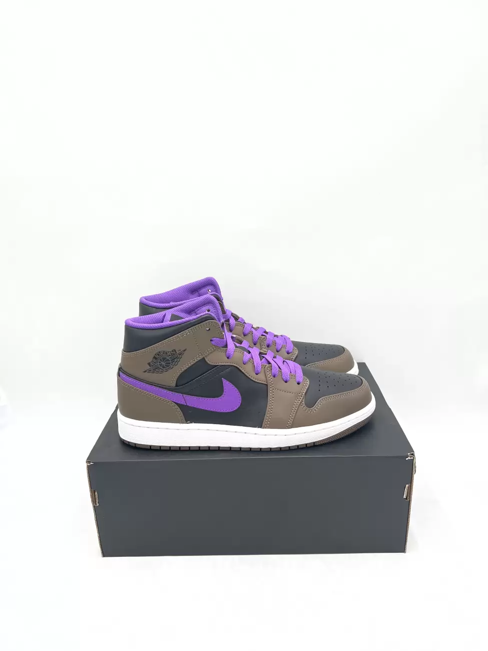 Jordan 1 Mid Purple Mocha Men's - DQ8426-215 - US