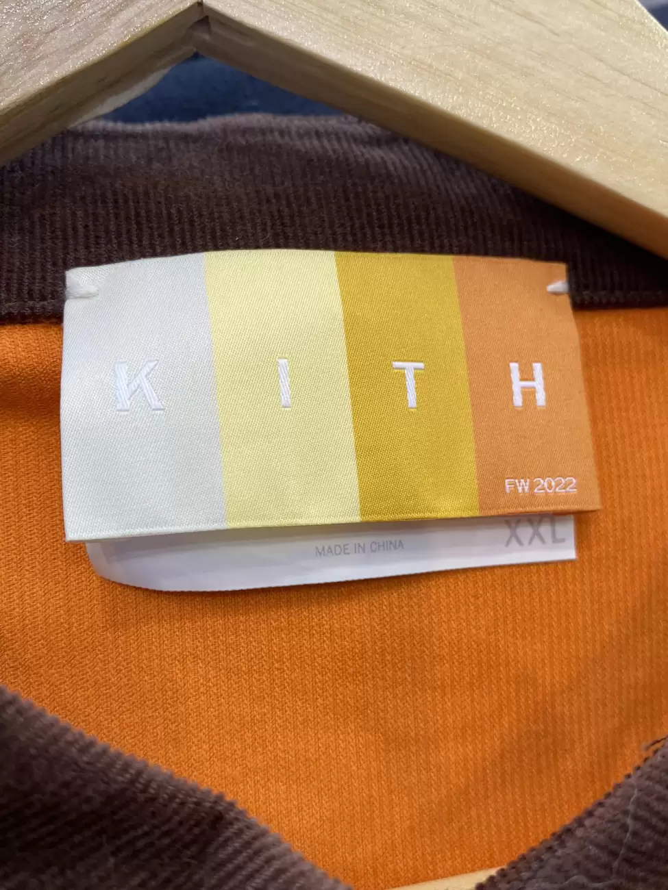 Kith Patchwork Cord Ludlow Shirt Pimento | AfterMarket