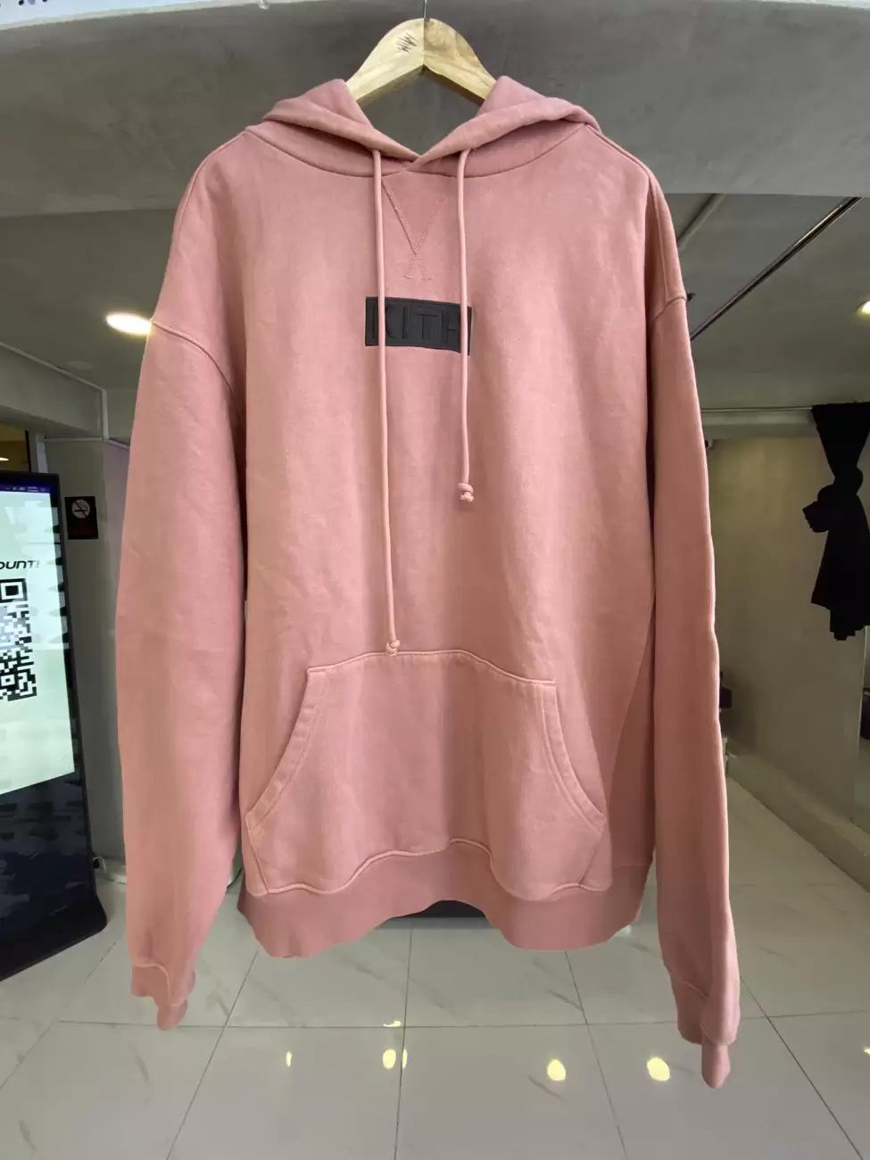 KITH WILLIAMS 3 HOODIE Ash Rose M