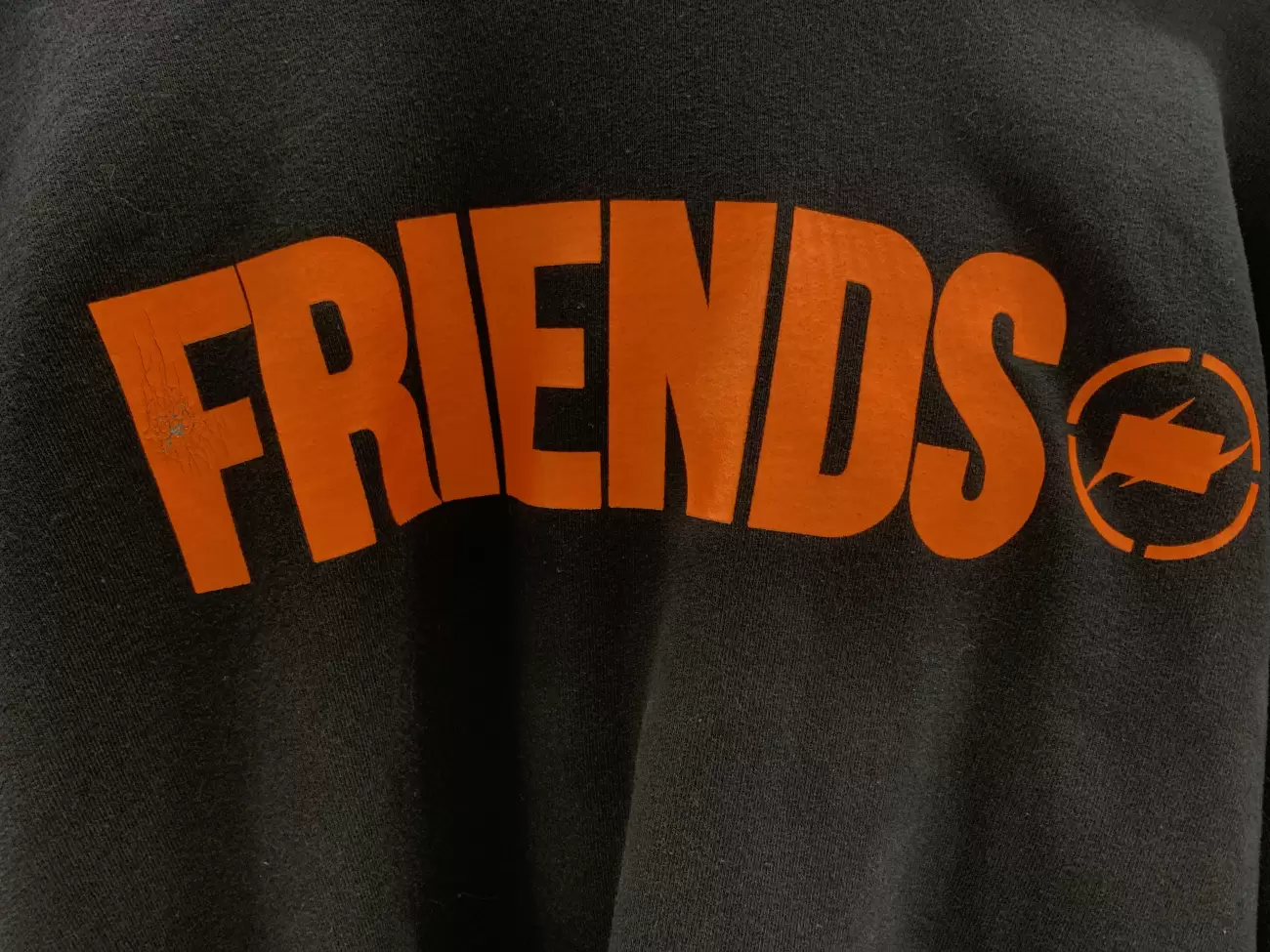 Vlone X Fragment Friends Black Hoodie | AfterMarket