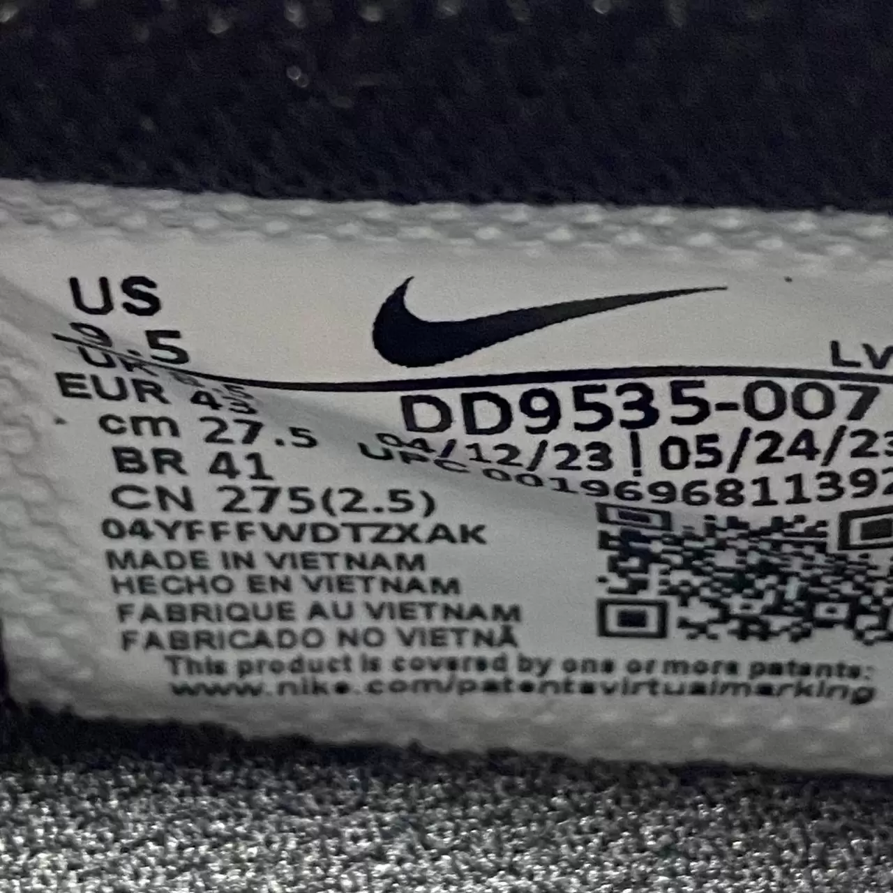 Nike store size 41