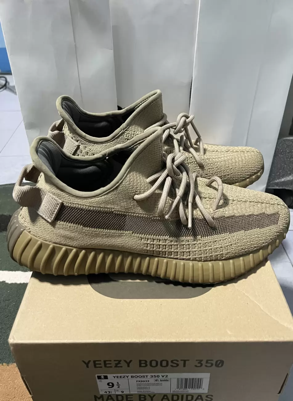 Adidas Yeezy Boost 350 V2 'Earth' Shoes - Size 12.5
