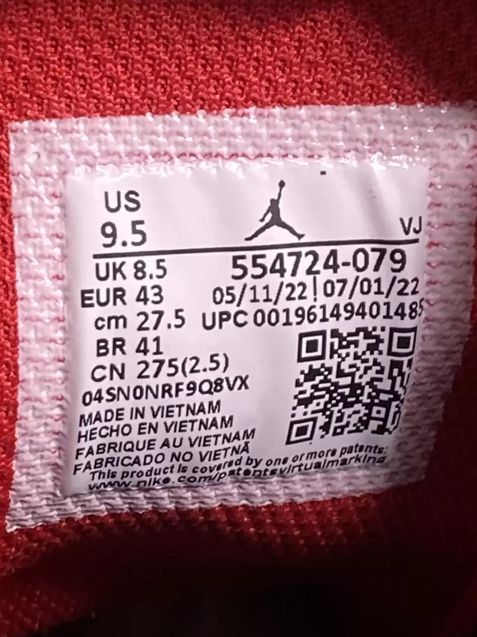 最終値下げ Mid 1 Jordan White AfterMarket | (2022) Red Black テープ・マスキングテープ