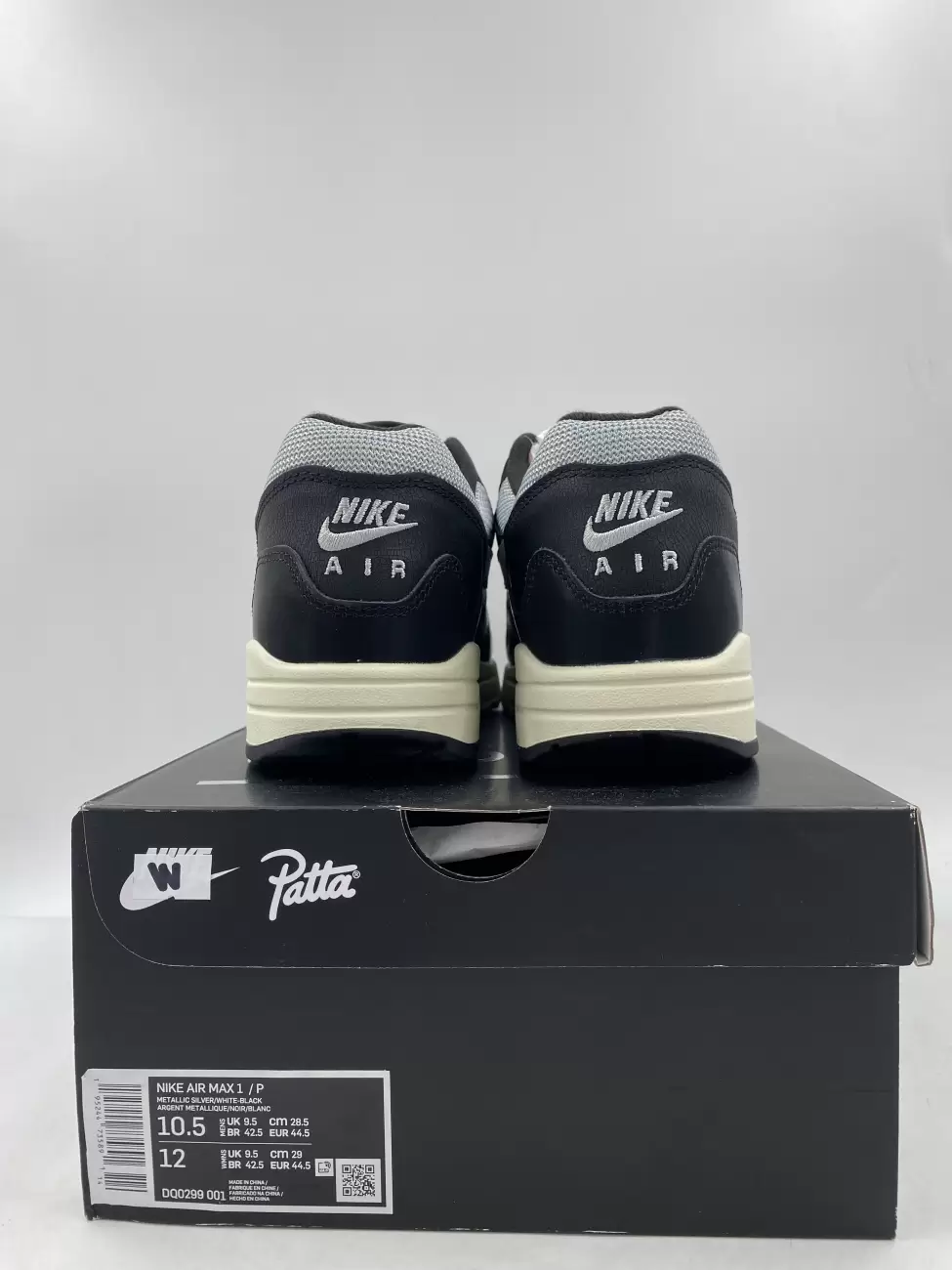 Patta x Nike Air Max 1 Black DQ0299-001